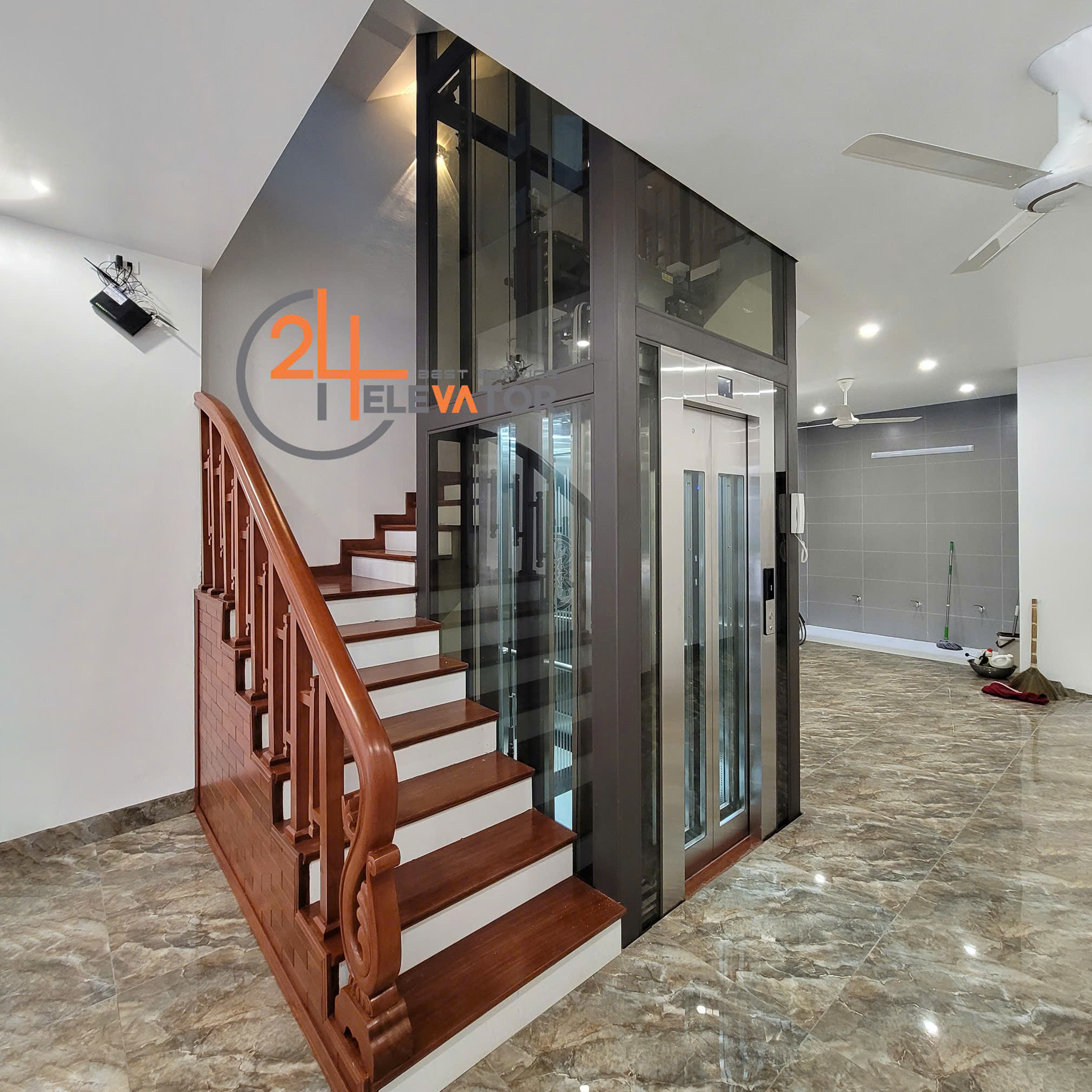 báo giá thang máy gia đình 350kg