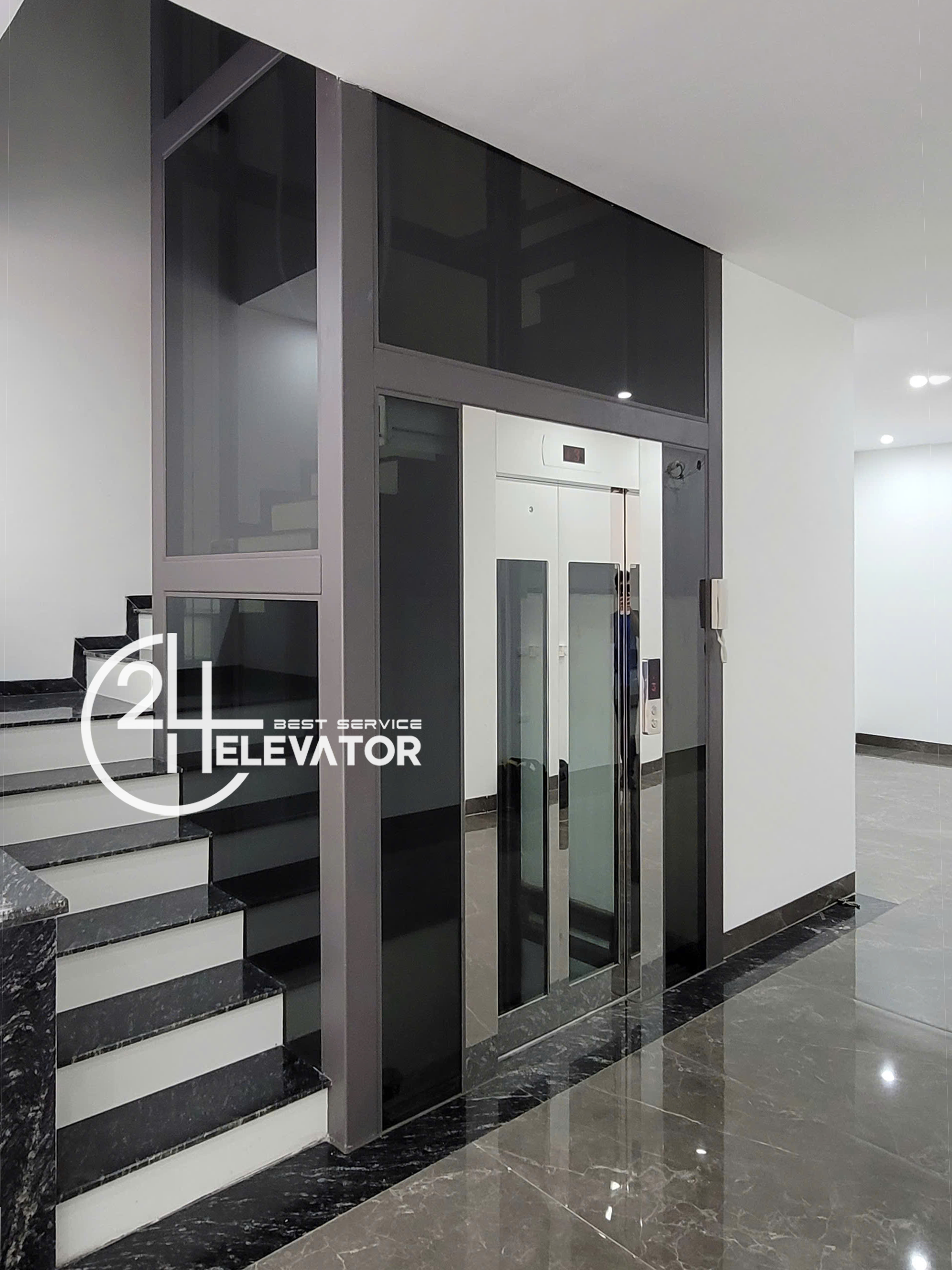 lắp đặt thang máy gia đình tại Long Biên
