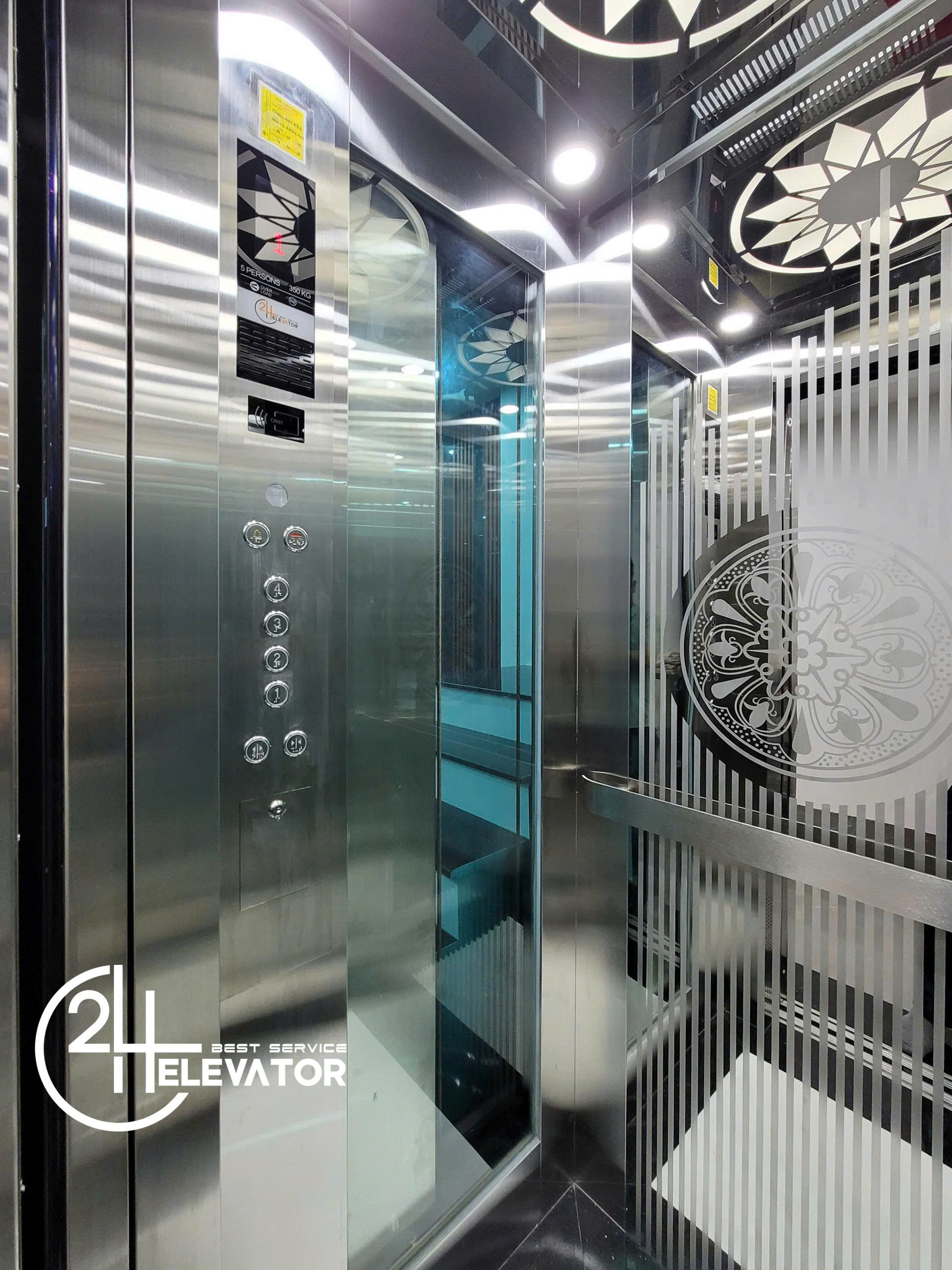 thang máy cho nhà cải tạo